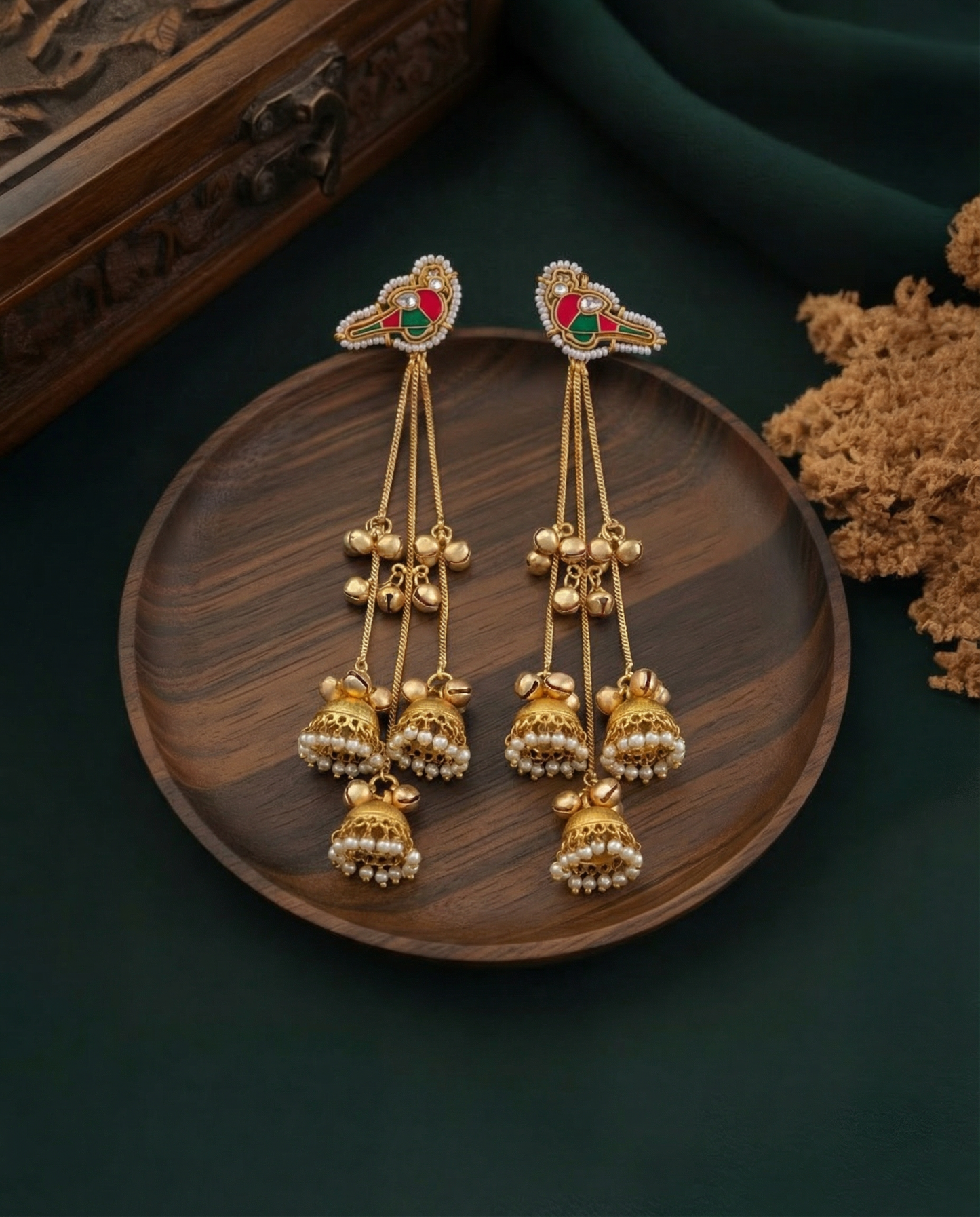 Saba Premium Kashmiri Brass Lookalike Earring