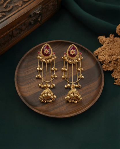Haya Premium Kashmiri Brass Lookalike Earring