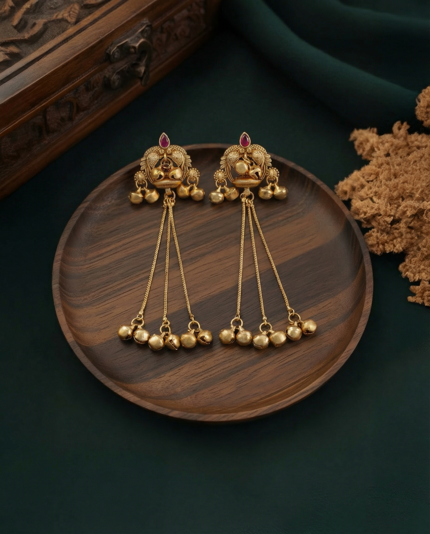 Sakeena Premium Kashmiri Brass Lookalike Earring