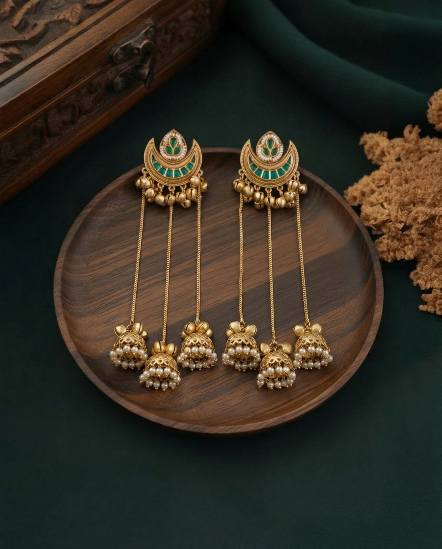 Rimsha Premium Kashmiri Brass Lookalike Earring