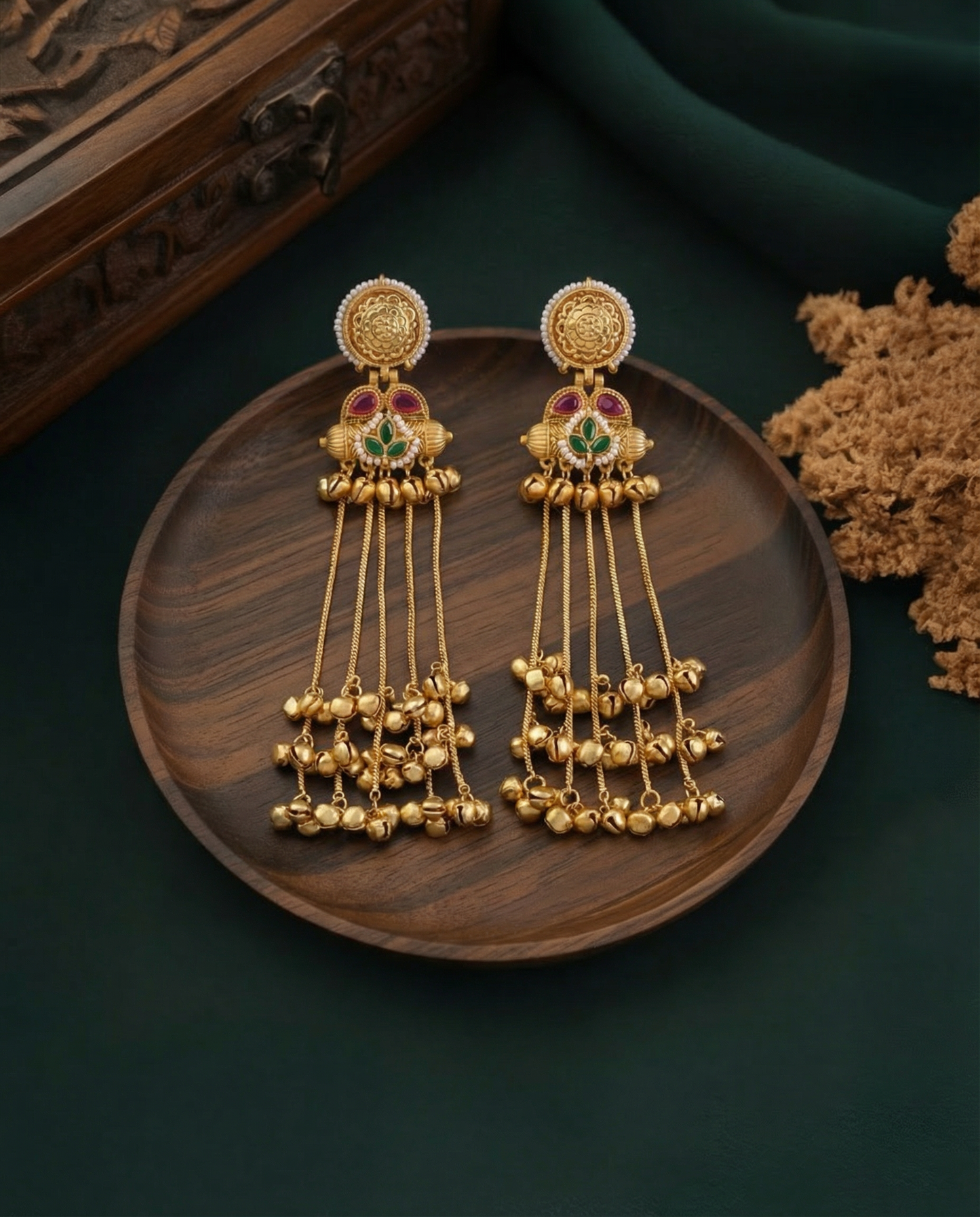 Ariba Premium Kashmiri Brass Lookalike Earring