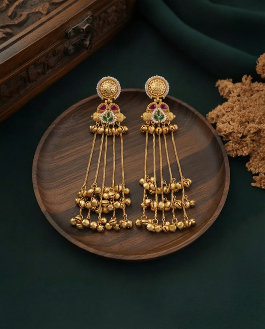 Ariba Premium Kashmiri Brass Lookalike Earring