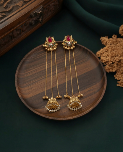 Afsheen Premium Kashmiri Brass Lookalike Earring