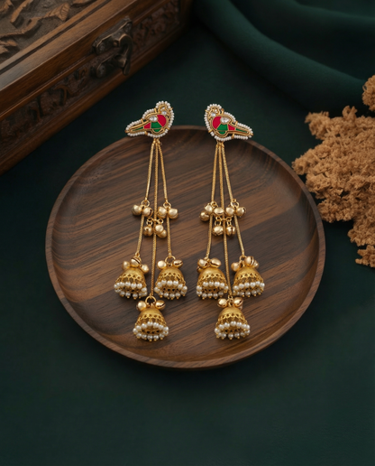 Saba Premium Kashmiri Brass Lookalike Earring