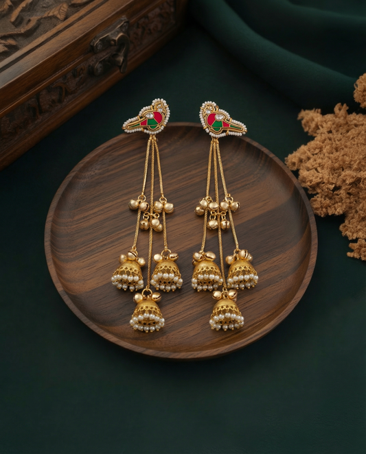 Saba Premium Kashmiri Brass Lookalike Earring