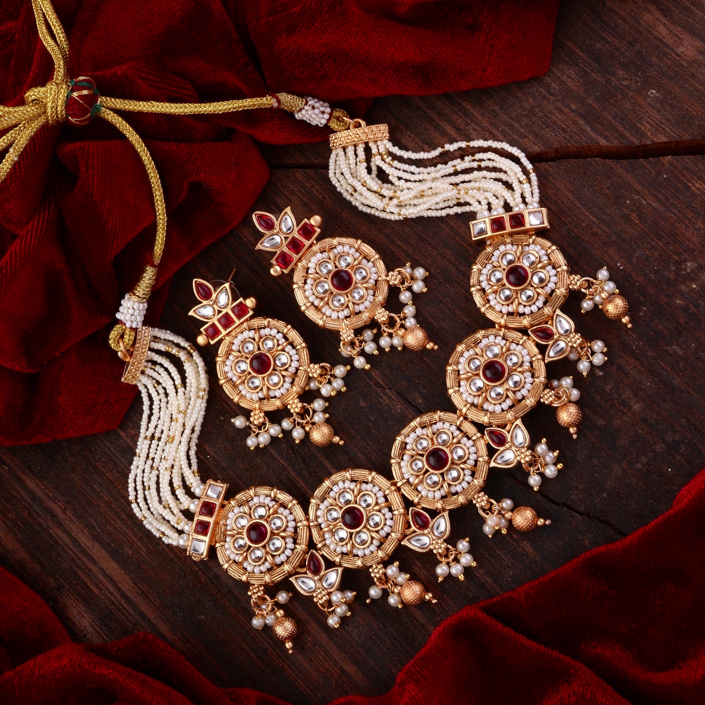 Shailja Rajwada Necklace Set with Earring