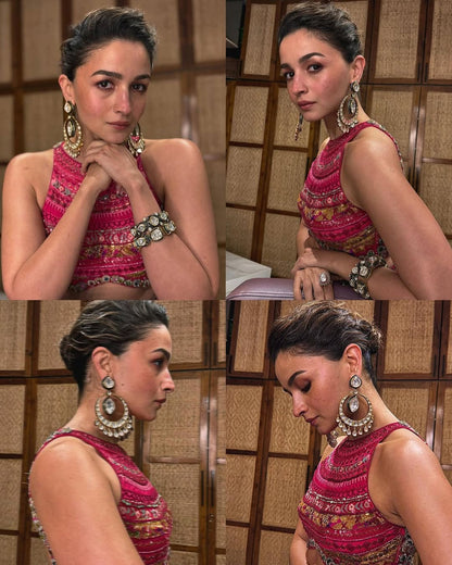 Alia Bhatt Diwali Party Inspired Chandbali