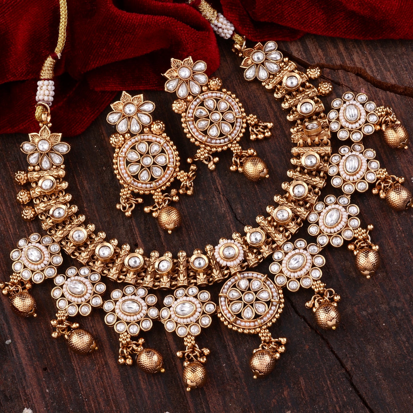 Sita Rajwada Necklace Set with Earring