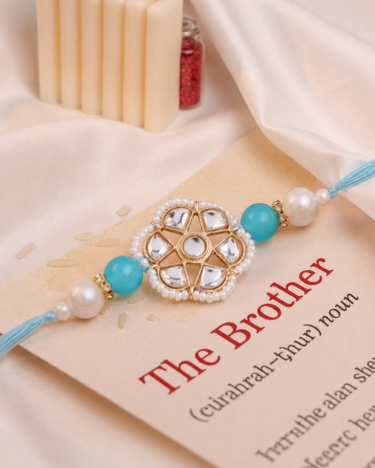 Turquoise Reesha Rakhi
