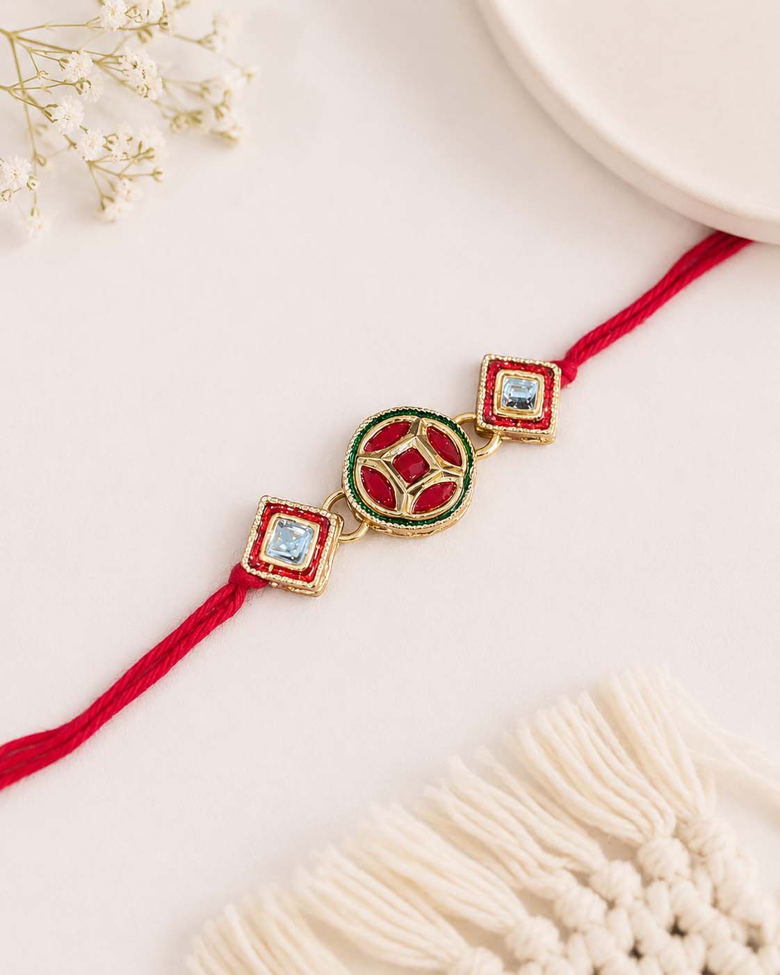 Arin Rakhi for Brother | Tilak Set Included