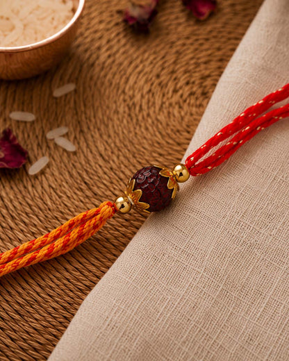 Rudresh Thread Rakhi for Brother | Tilak Set Included
