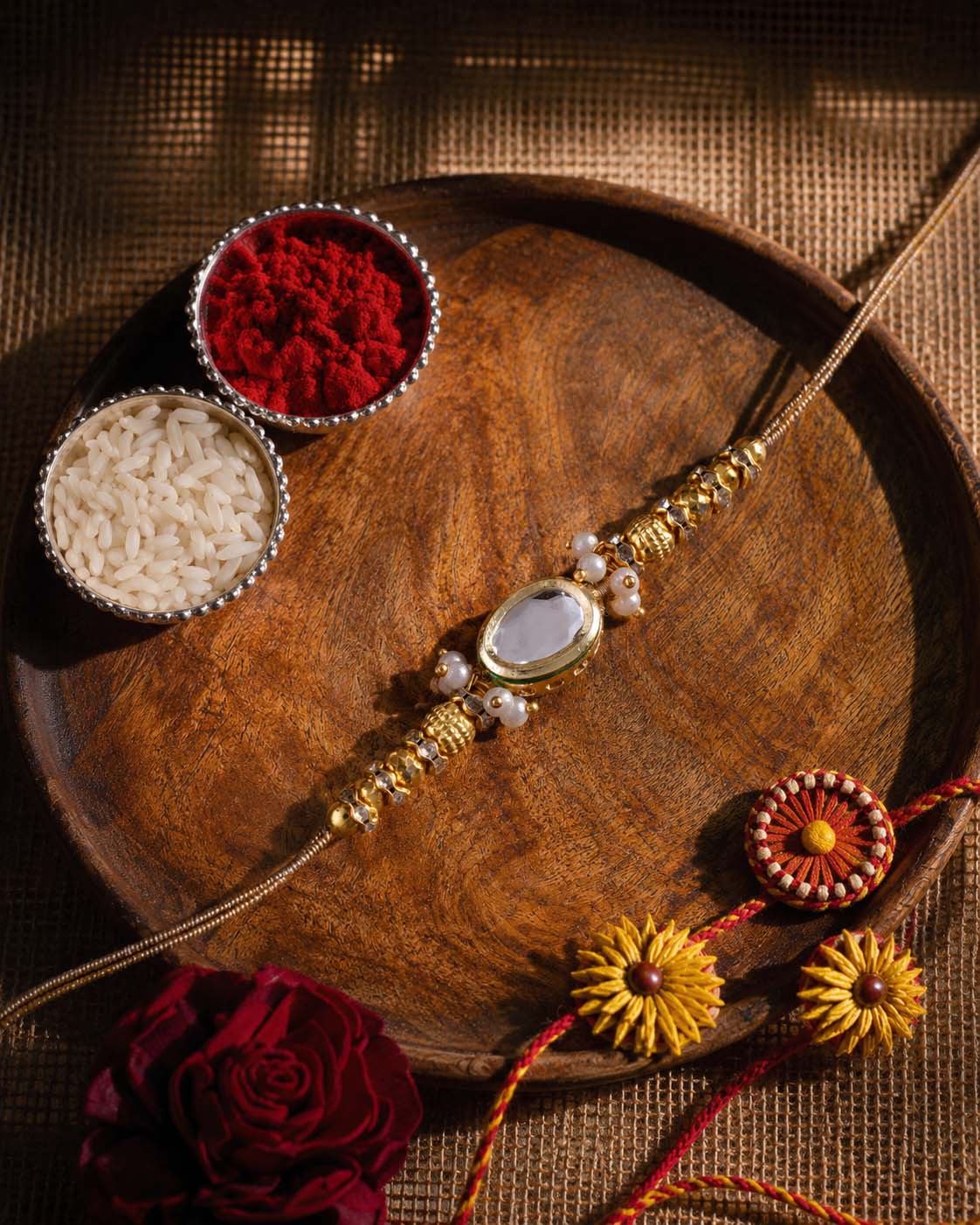 Aarvan Rakhi for Brother | Tilak Set Included