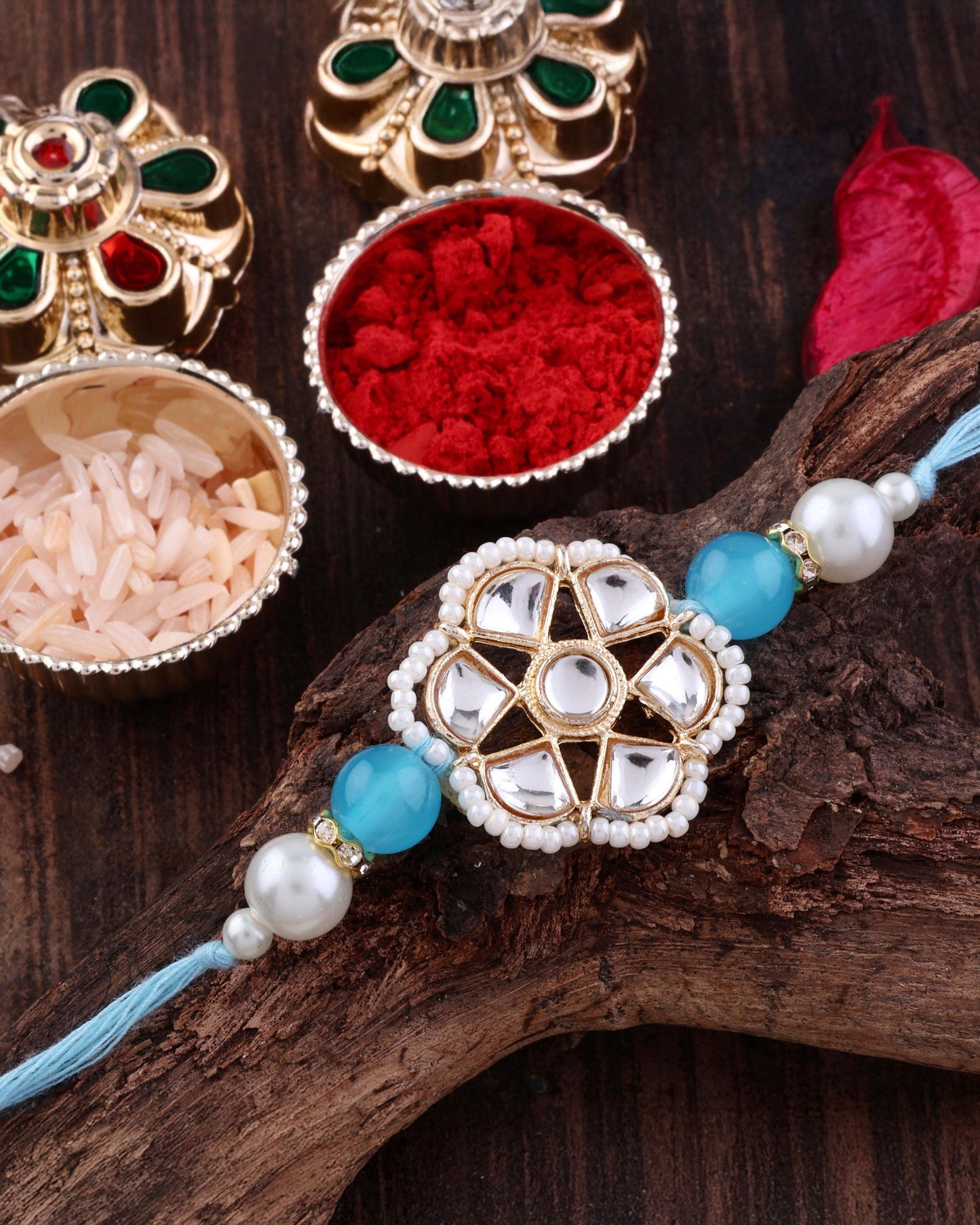 Turquoise Reesha Rakhi