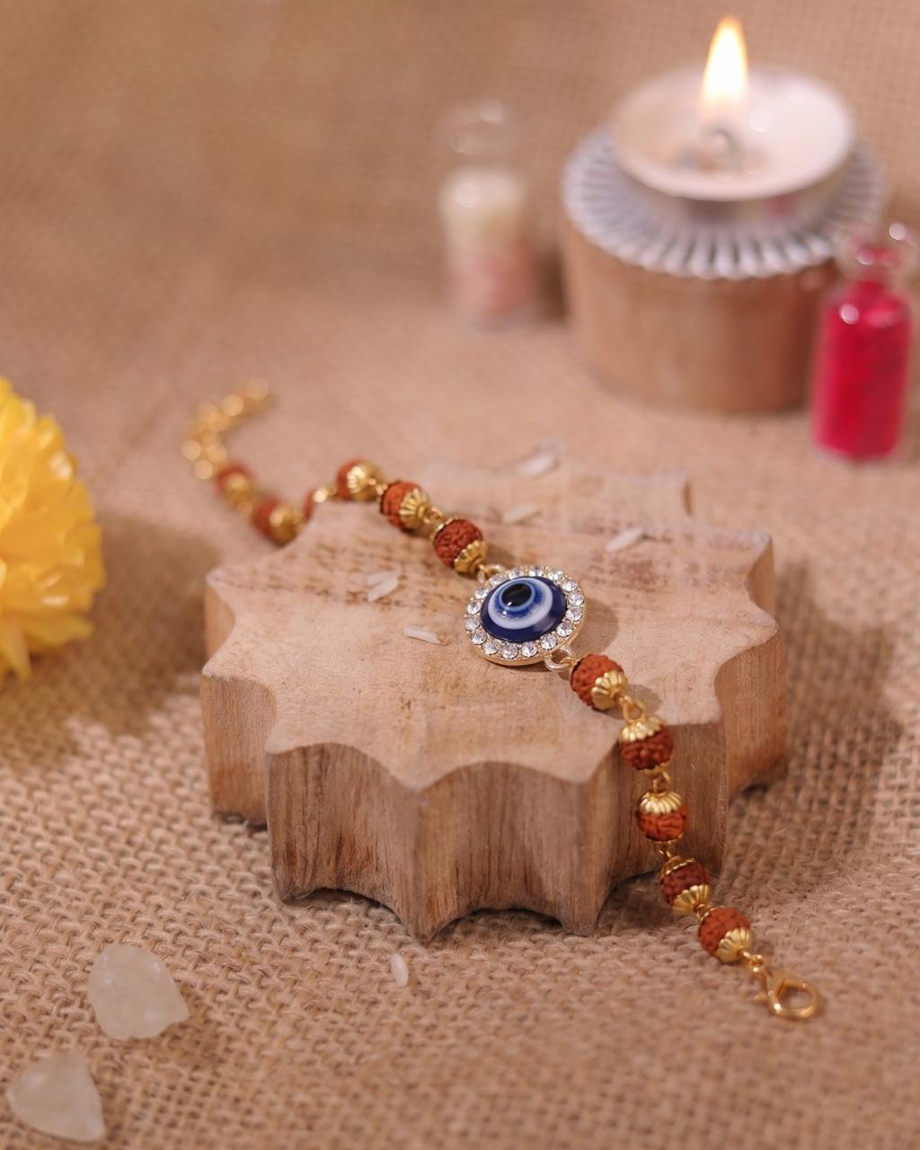 Advit Rudraksh Evil Eye Bracelet