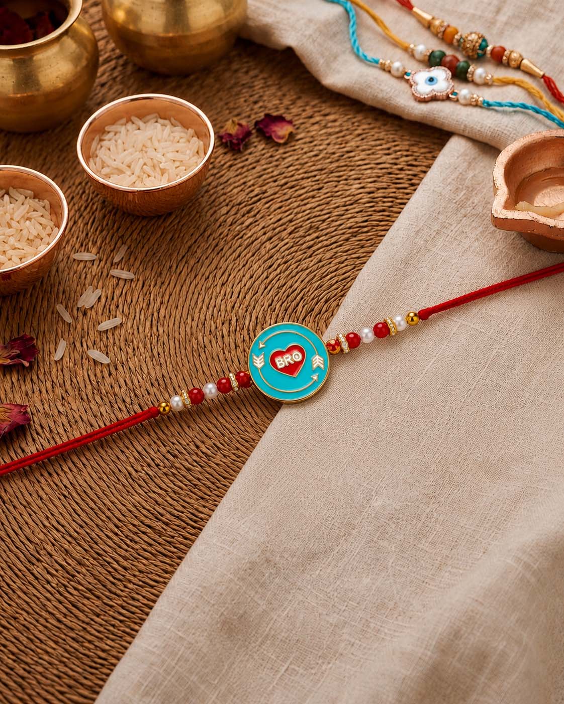 Bro Love Rakhi for Brother | Tilak Set Included
