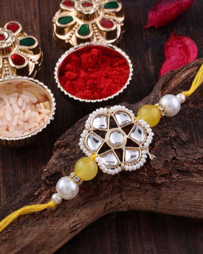Yellow Reesha Rakhi