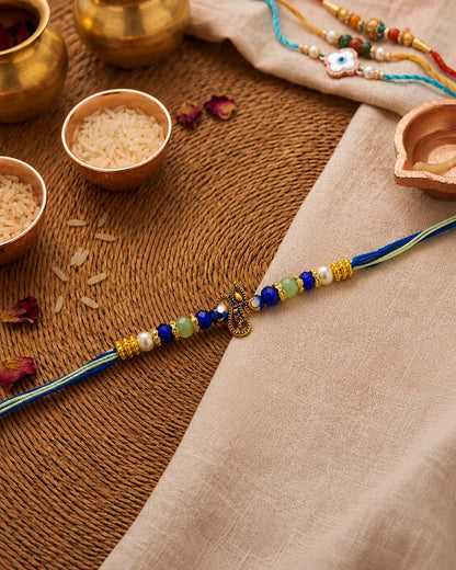 Shrimay Rakhi for Brother | Tilak Set Included
