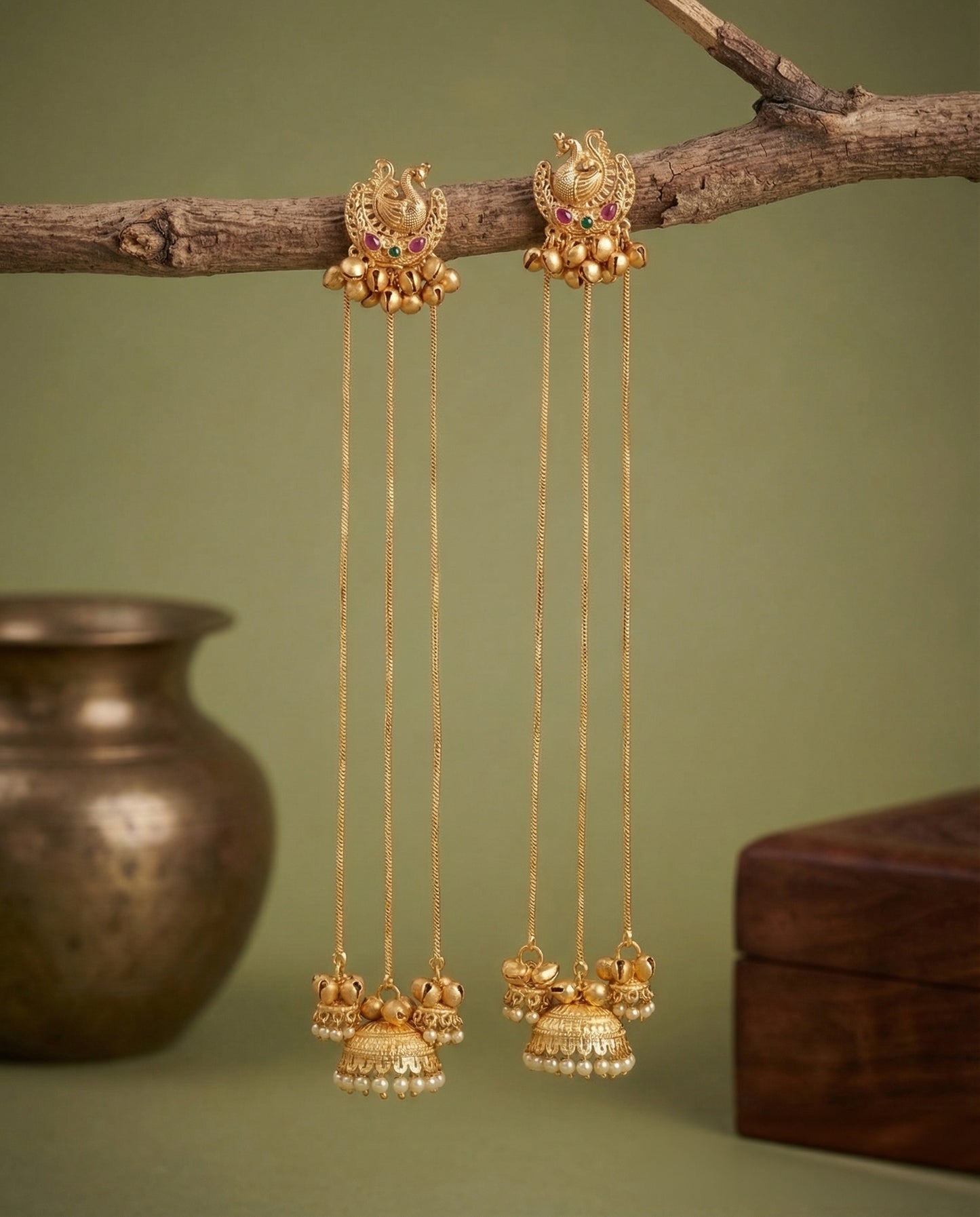 Karam Premium Kashmiri Brass Lookalike Earring