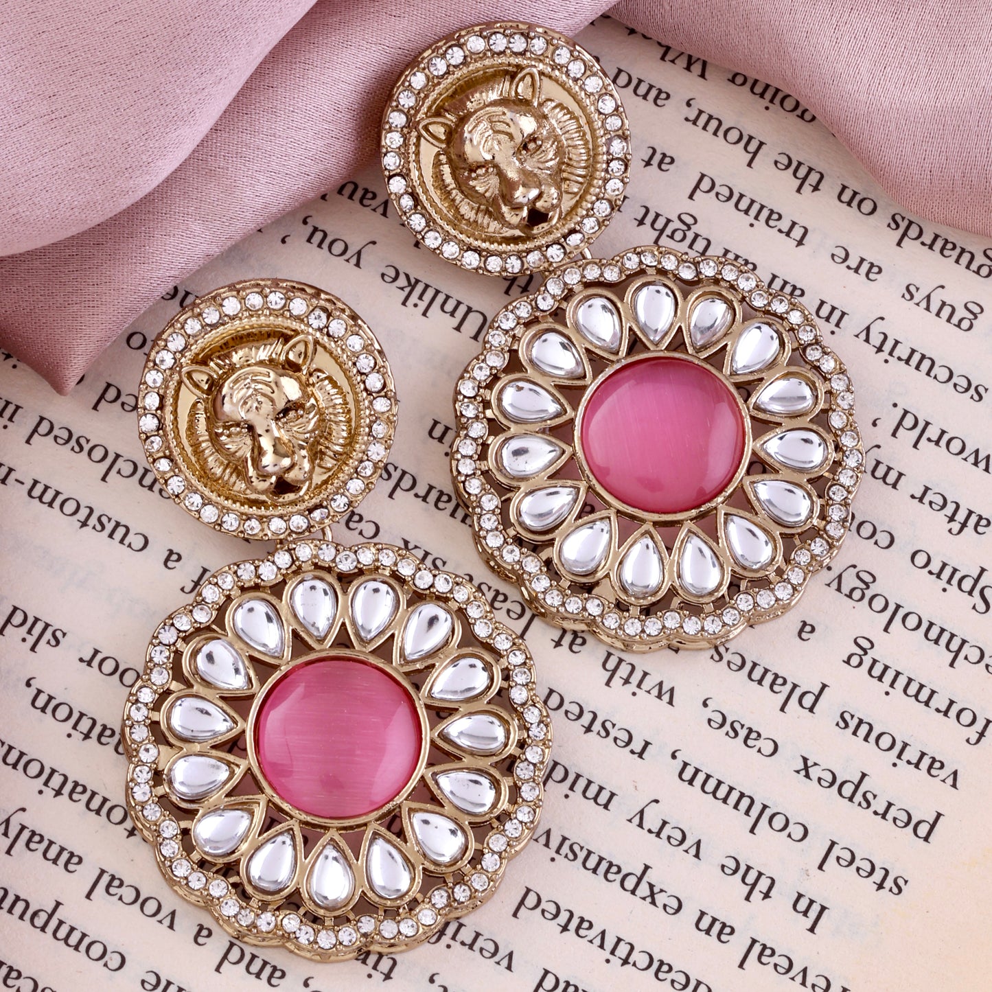 Blush Kysa Bollywood Inspired Designer Earring