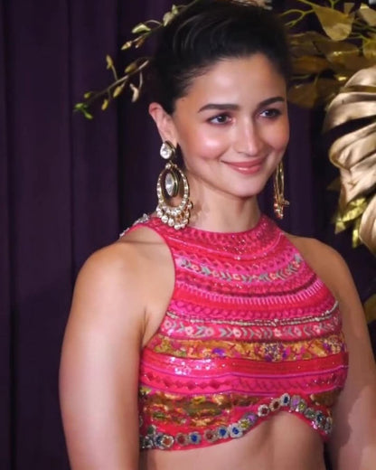 Alia Bhatt Diwali Party Inspired Chandbali