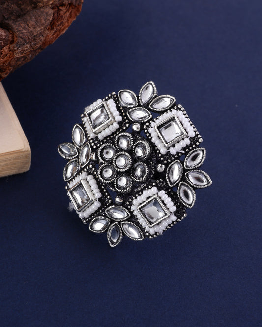 Keshav Boho Statement Ring