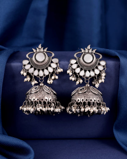 Adyant Mirror Boho Jhumka