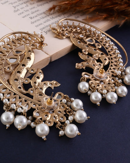 Niyati Statement Designer Ear-cuff Earring