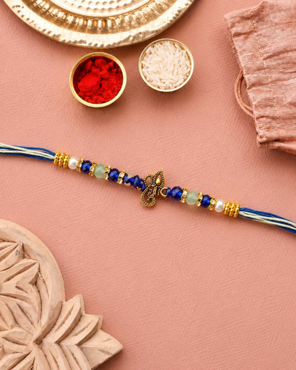 Shrimay Rakhi for Brother | Tilak Set Included