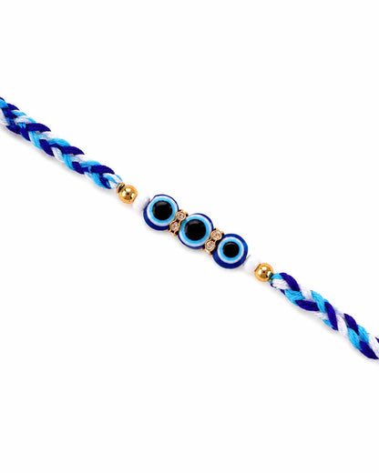 Kanak Evil Eye Rakhi for Brother | Tilak Set Included