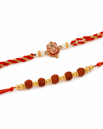 Ganpati - Shivansh Rakhi for Brother | Tilak Set Included
