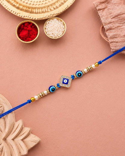Avirak Evil Eye Rakhi for Brother | Tilak Set Included