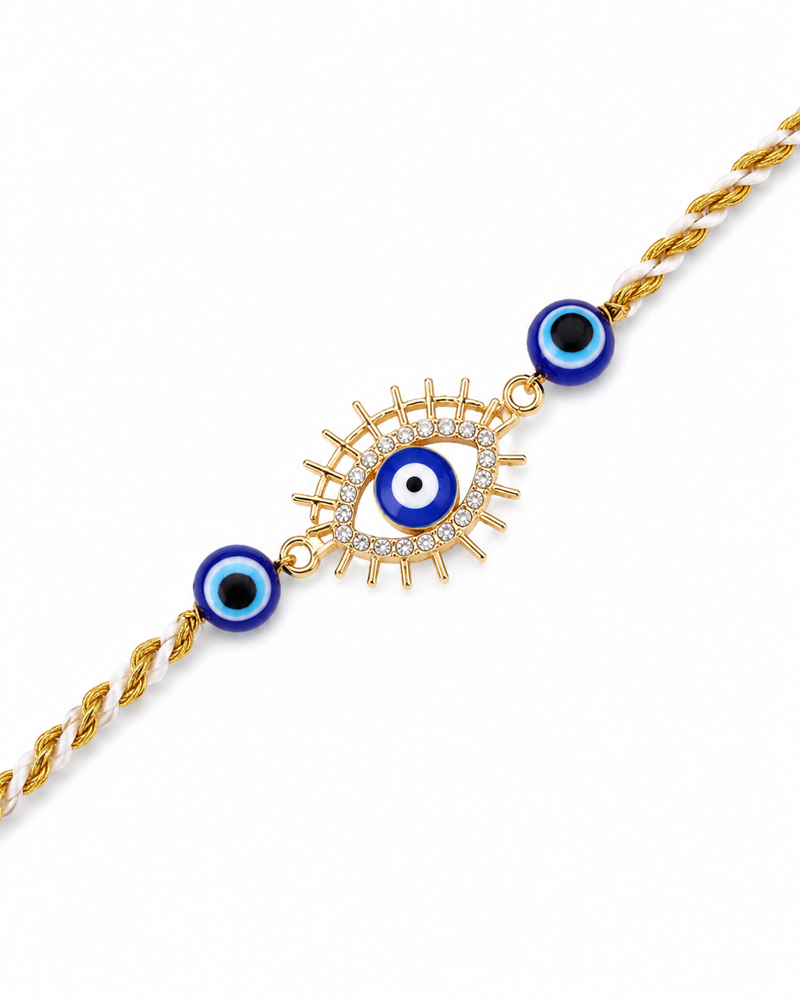 Nazaria Evil Eye Rakhi with Tilak Set and Card