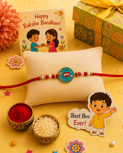 Bro Love Rakhi for Brother | Tilak Set Included