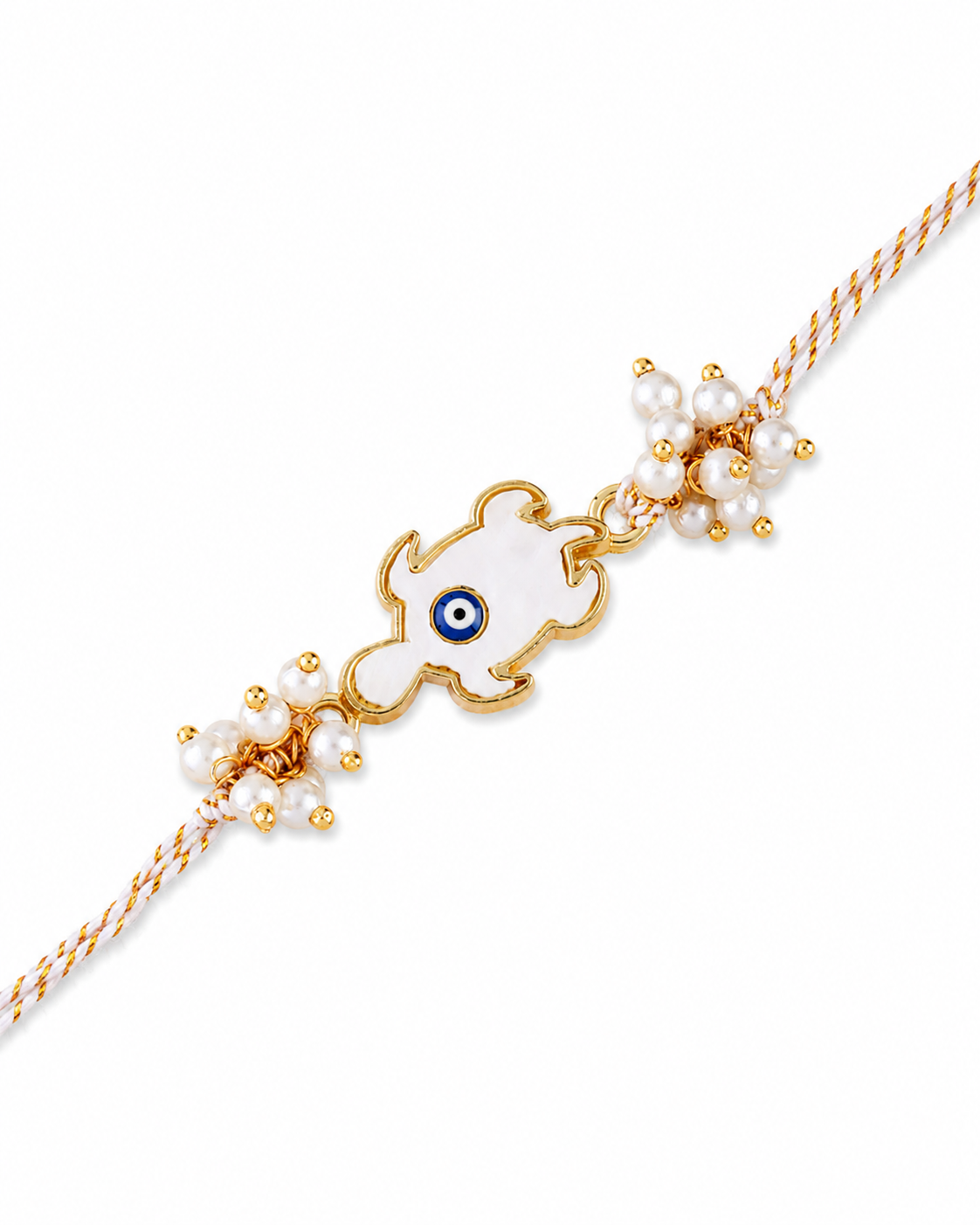 Tushika Evil Eye Rakhi for Brother | Tilak Set Included