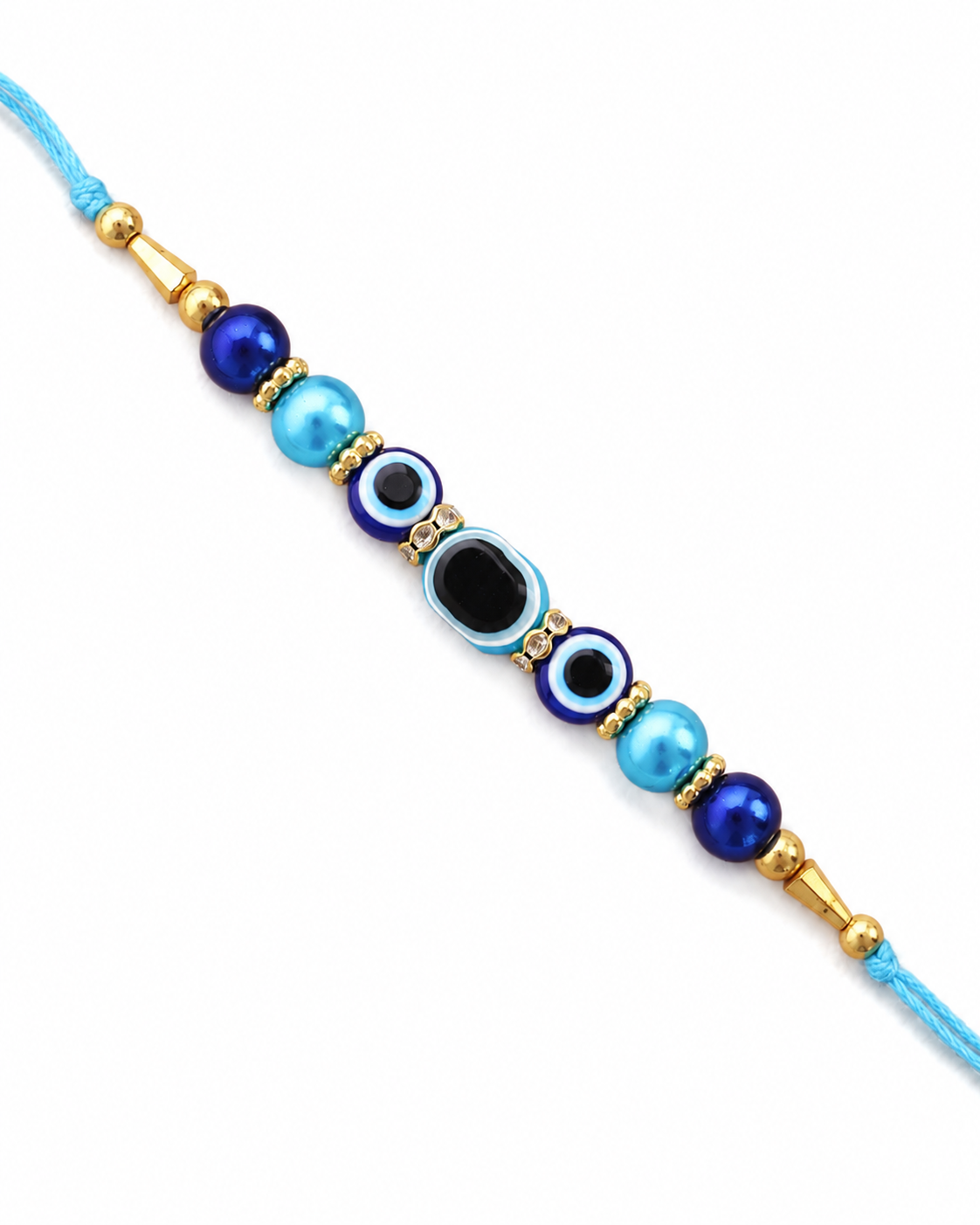 Yamya Evil Eye Rakhi with Tilak Set and Card