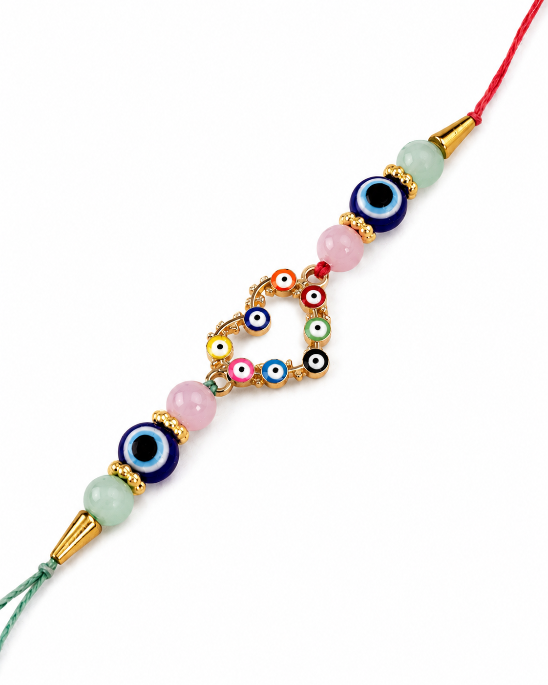 Trishakti Evil Eye Rakhi with Tilak Set and Card