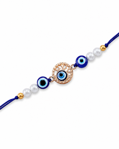 Sharv Evil Eye Rakhi with Tilak Set and Card