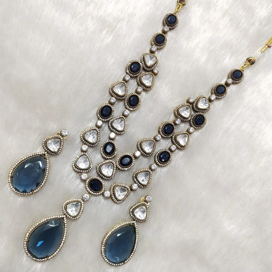 Blue Ankush Necklace