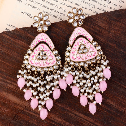 Blush Vaidehi Meenkari Kundan Earring