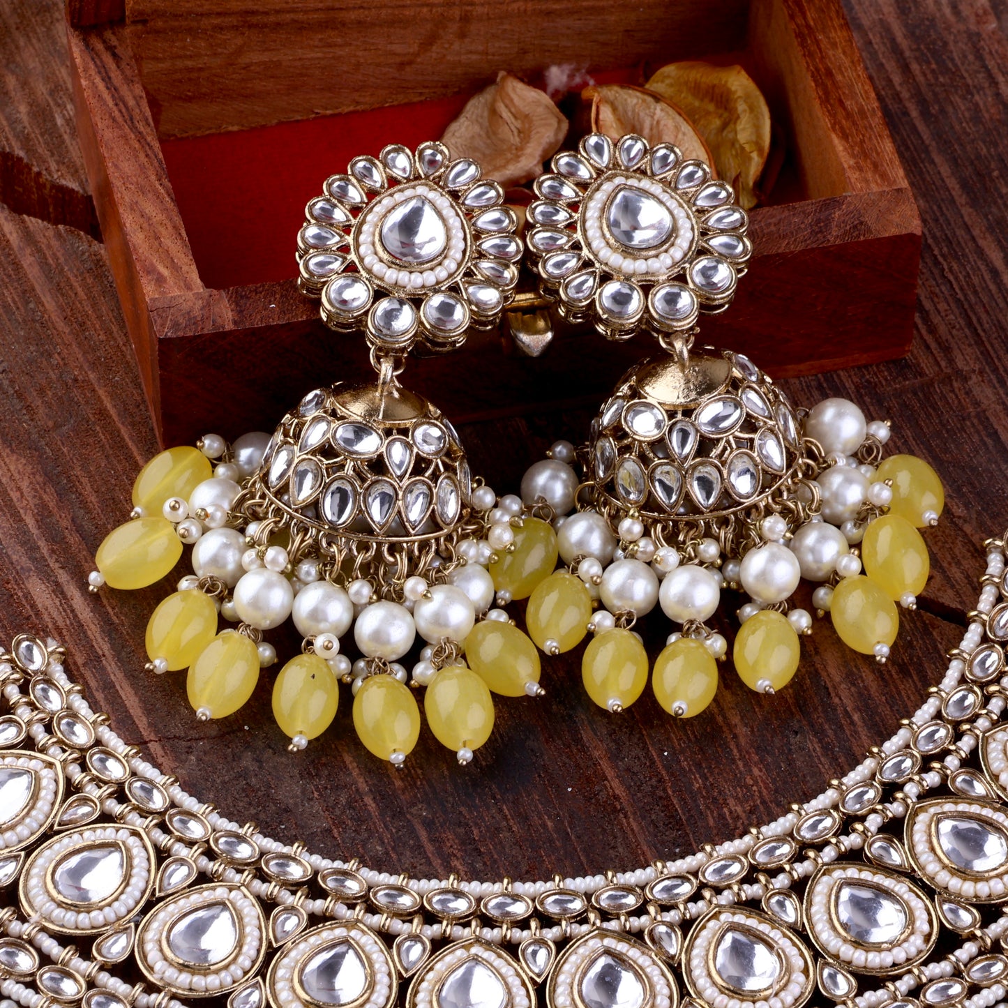 Yellow Zaiba Necklace