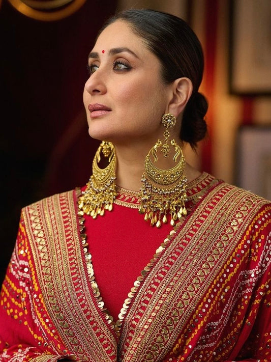 Ishrita Premium Bollywood Inspired Peacock Chandbali Earring