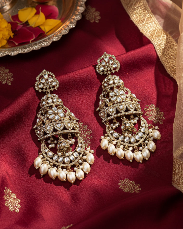 Kavleen Premium Designer Statement Earring