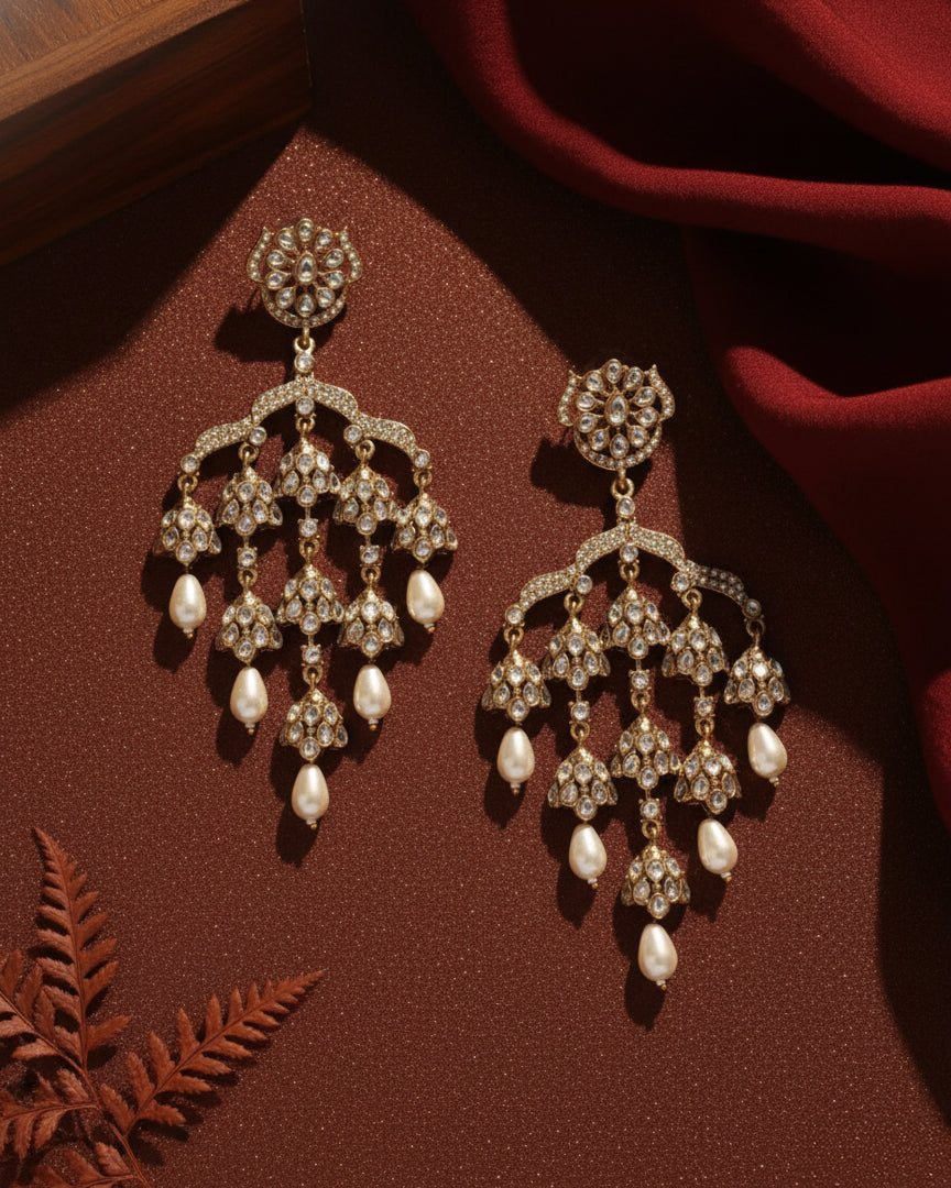 Pre Order Ahsas Designer Premium Earring