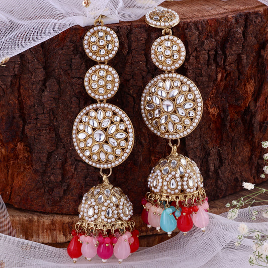 Multi Rukhsar Statement Jhumka