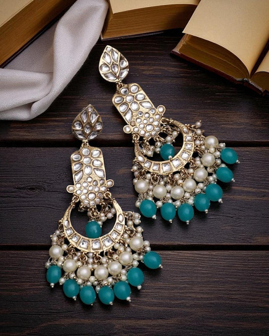 Teal Green Ravleen Earring