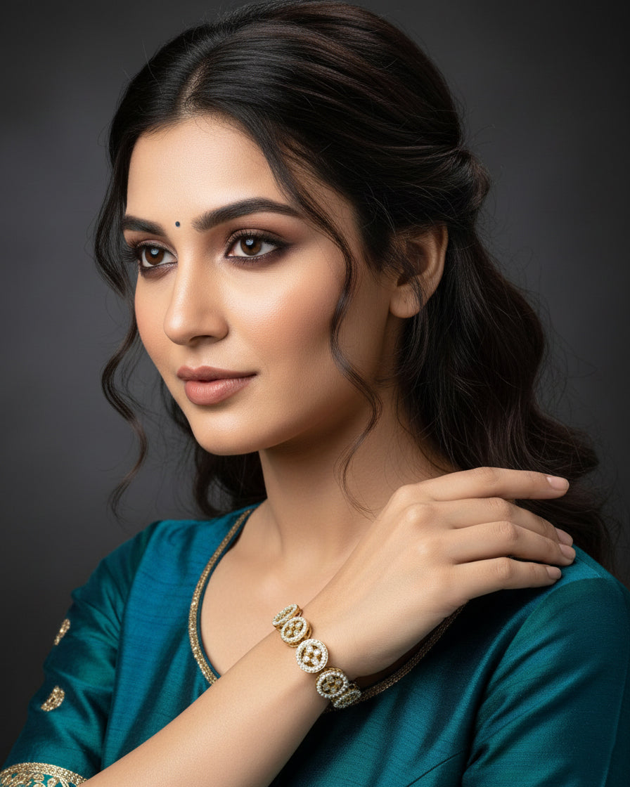 Rimmi Polki Dupe Kada - Openable