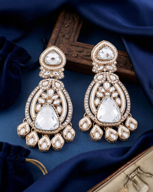 Risha Premium Designer Kundan Earring