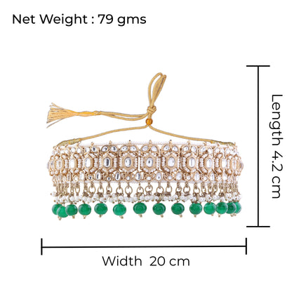 Emerald Padmini Choker Set