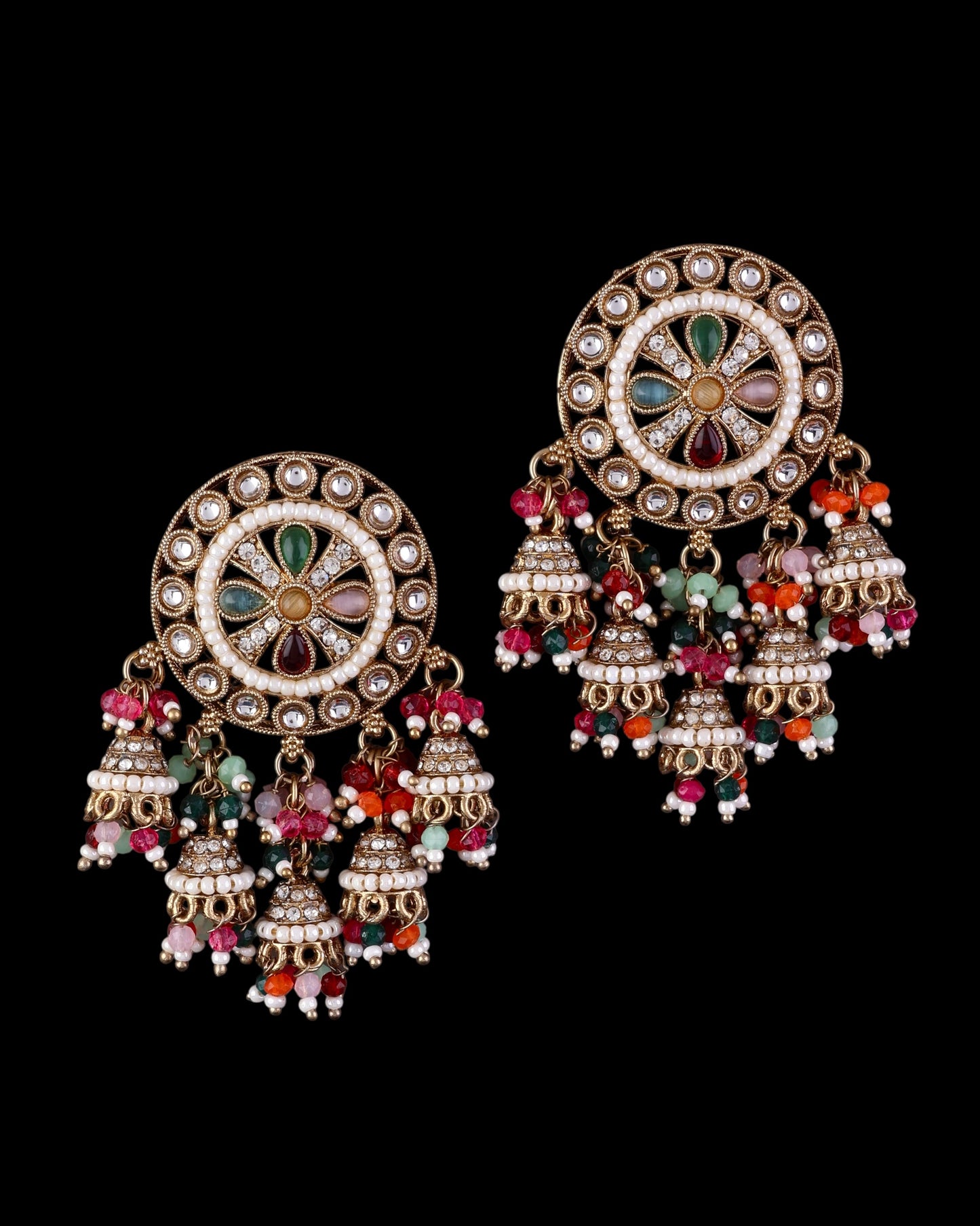 Multi Aaranya Designer Earring