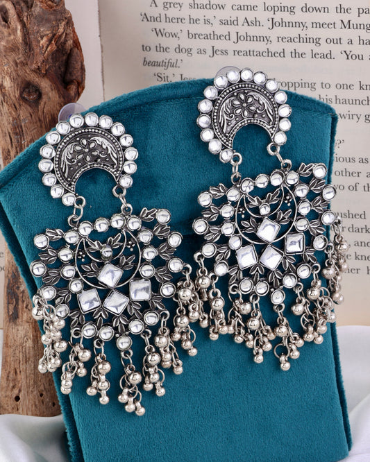Ananta Earring - Oxidised